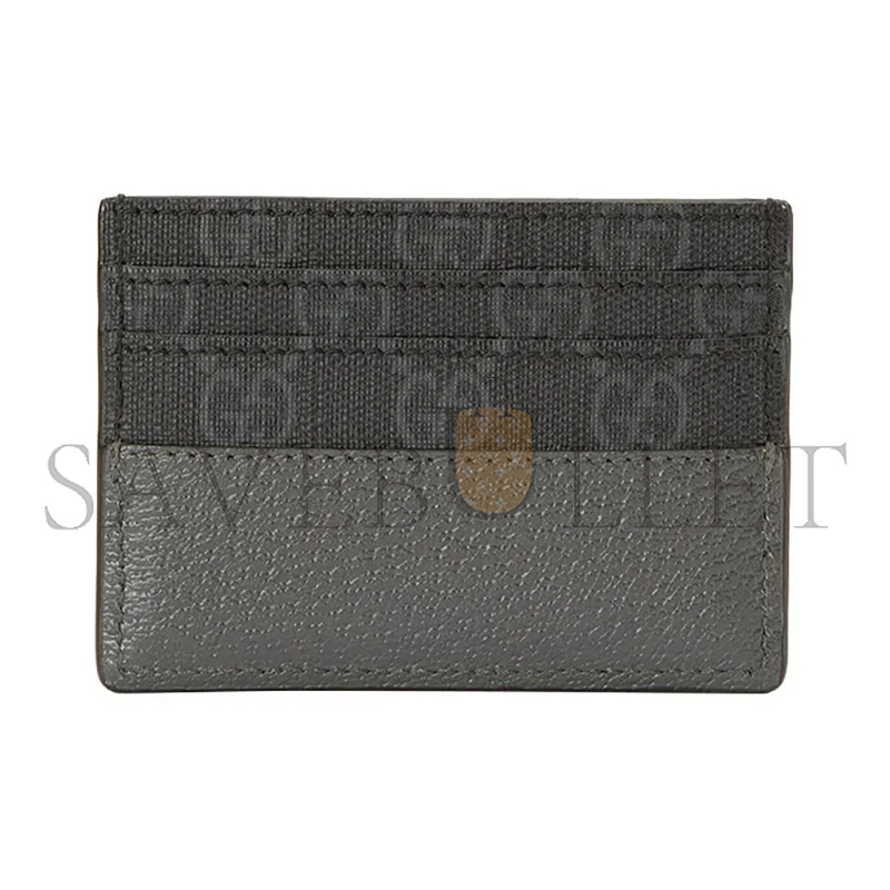 GUCCI CANVAS WITH LEATHER BINDING CARD HOLDER 701425 (10*7cm)